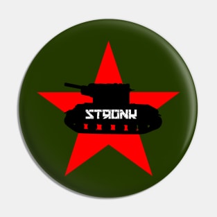 Stronk tank! Pin