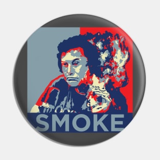 Elon Musk - Smoke poster Pin