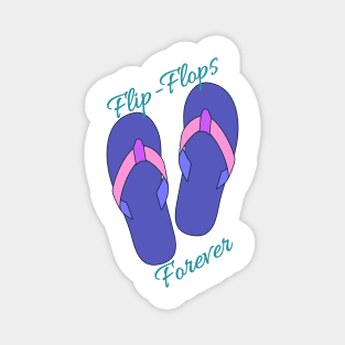 Flip Flops Forever Magnet