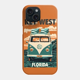 Vintage Travel Poster - Key West Florida Phone Case