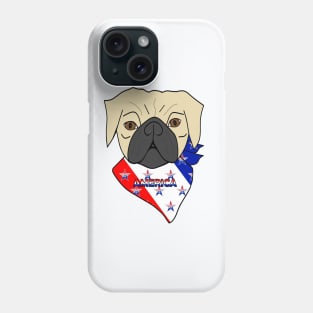 AMERICAN Pug For Fourth Of July Phone Case