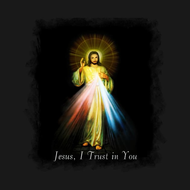 Jesus Divine Mercy Faustina Sacred Heart Catholic by hispanicworld