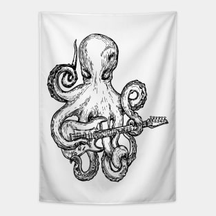 SEEMBO Octopus Playing Guitar Guitarist Music Musician Band Tapestry