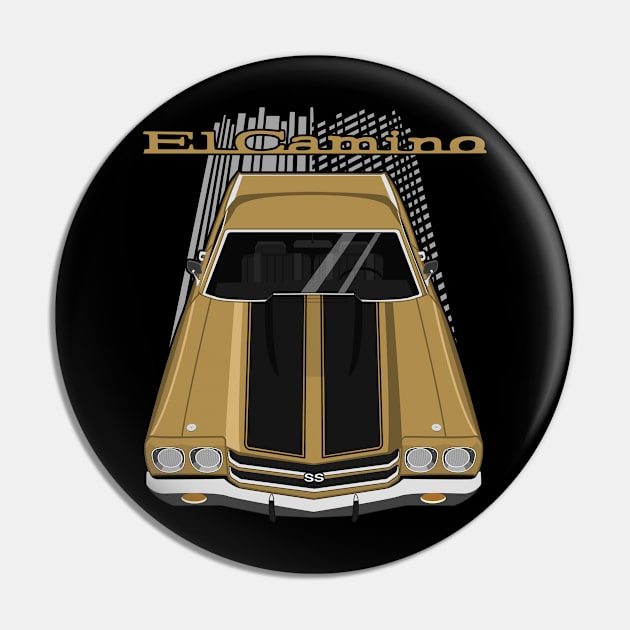 Chevrolet El Camino SS 1970 - gold Pin by V8social