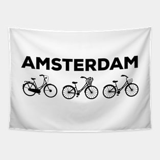 Amsterdam bicycles Tapestry