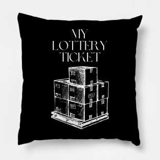 Lottery Ticket - Pallet Reseller Pillow