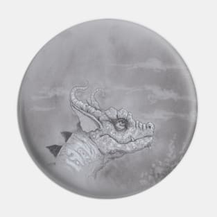 Grey Draco Pin