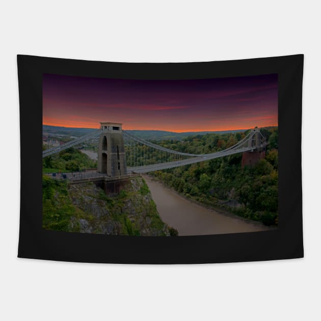 Clifton Suspension Bridge Tapestry by Graz-Photos