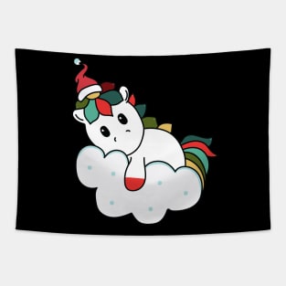 Xmas Unicorn Tapestry