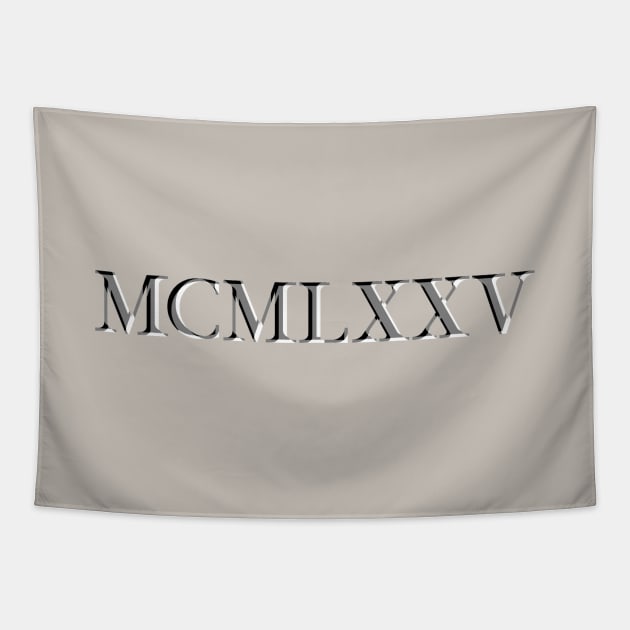 Roman Numeral 1975 Tapestry by GloopTrekker