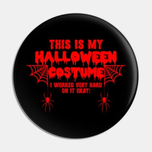 This is my Halloween Costume Pin