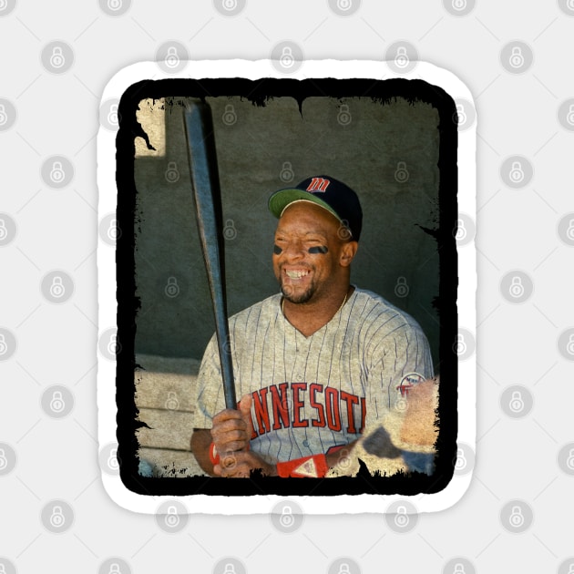 Kirby Puckett - Game 6 of The 1991 World Series Magnet by PESTA PORA