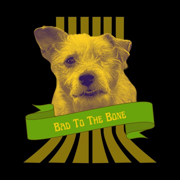 Bad to the bone one eyed dog by happygreen