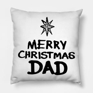 Merry Christmas Dad Pillow