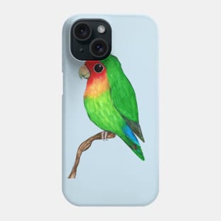 Very cute peach faced lovebird Phone Case