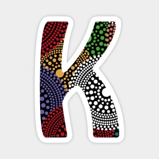 K Aboriginal Art Magnet