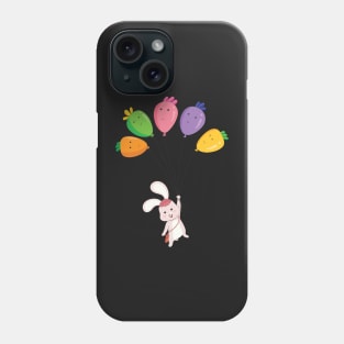 Baby Bunny Holding Balloon Phone Case