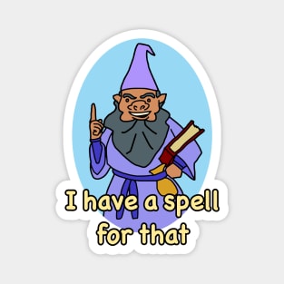 I have a spell for that Dwarf Wizard Meme Magnet