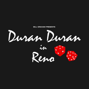 Bill Graham Presents Duran Duran In Reno RARE! T-Shirt