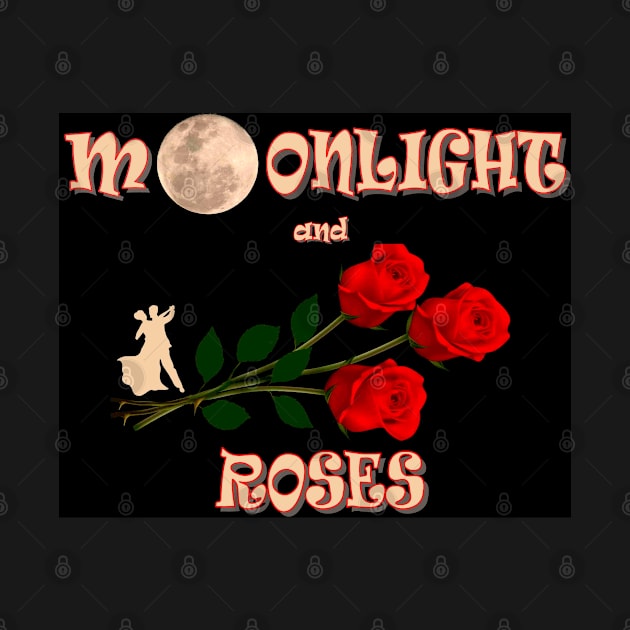 Moonlight and Roses Dance Song Print by posterbobs