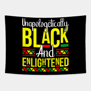 Black & Enlightened Melanin Pride Gift Tapestry