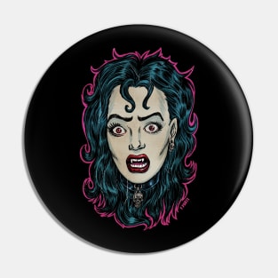 Vampiress Frankenhorrors Vintage monster movie graphic Pin