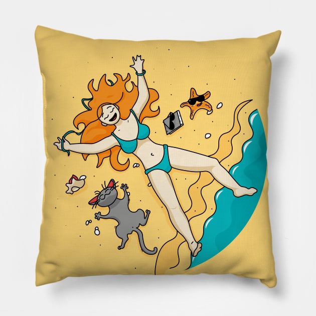 Chillax Pillow by Anna Gaich