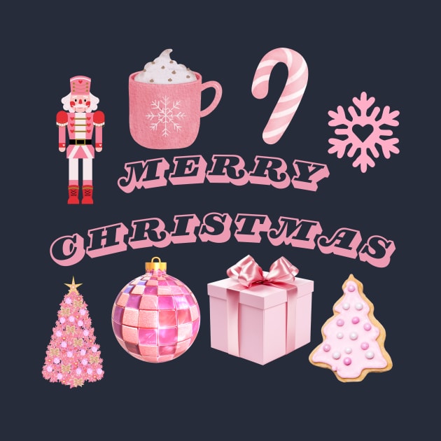 Merry Christmas - A Pink Christmas by DIYitCREATEit