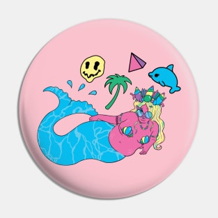 Body Positive Seapunk Mermaid - Softcore Pin