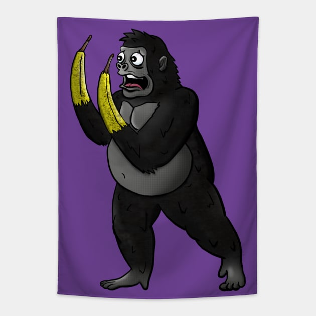 Banana Hands Tapestry by Mattfields