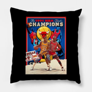 1991 Finals Graphic Tee Pillow