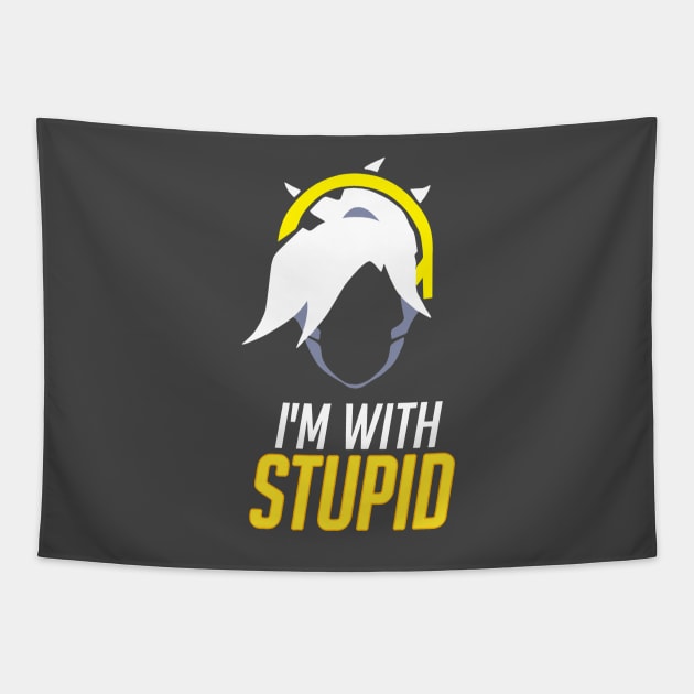 im with stupid mercy Tapestry by Amacha