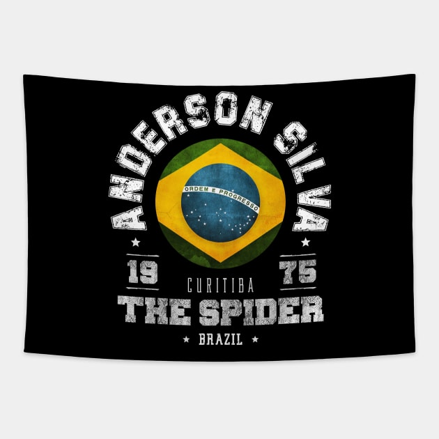 Anderson Silva Tapestry by CulturedVisuals