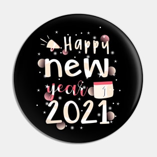 Happy new year 2021 handlettering Pin