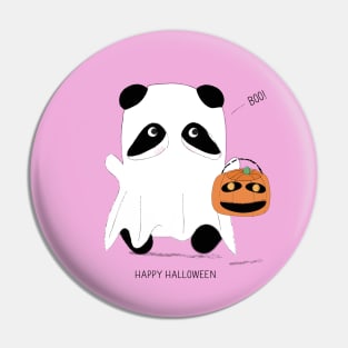 Halloween Panda Ghost Pin