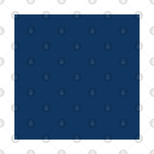 Solid Navy Dark Blue Monochrome Minimal Design by HiddenPuppets