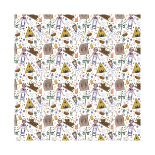 Midsommar Repeat Pattern #4 T-Shirt