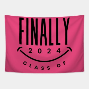 FINALLY Class of 2024 High School Senior Year Seniors Grad Tapestry