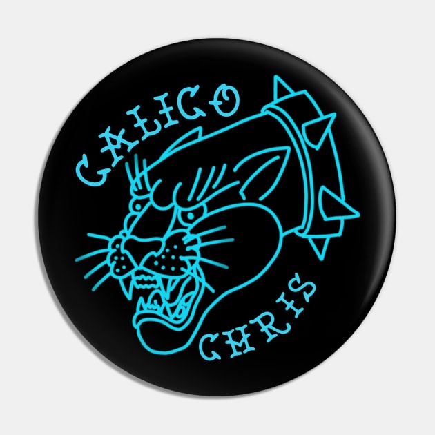 Calico Chris Panther Pin by Calico Chris Tattoo