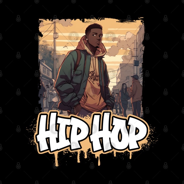 Rap & Hip Hop Music Album Cover - Anime Shirt by KAIGAME Art