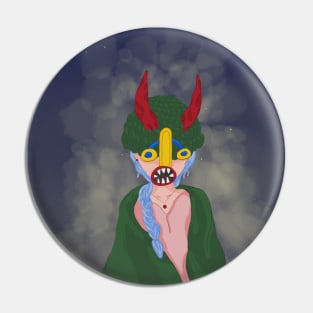 Lady Monster Pin