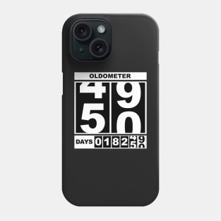 50th Birthday Oldometer Phone Case