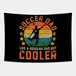 Soccer Dad Funny Vintage Soccer Player Father's Day Gift Tapestry