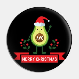 Avo Merry Christmas Pin