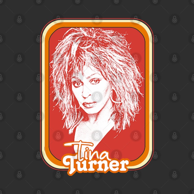 Tina Turner / 80s Style Retro Fan Art Design by DankFutura