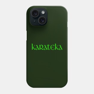 Karateka retro game title Phone Case