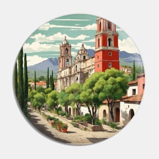 Tlaxco Tlaxcala Michoacan Mexico Vintage Tourism Travel Pin