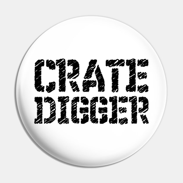 Crate Digger Pin by forgottentongues