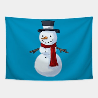 Christmas Snowman Tapestry