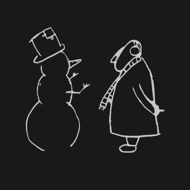 ShopBollocks snow man by Bollocks